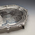 1903年 英国アンティーク 純銀製サルヴァ トレイ 直径32cm 824g GOLDSMITHS & SILVERSMITHS